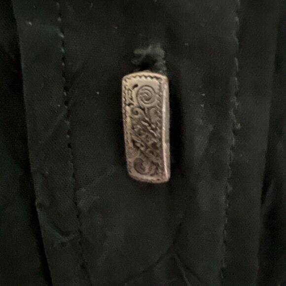 Vintage Longhorn Niver Western Wear Shirt L Large Embossed Silver Oblong Buttons - Picture 3 of 8